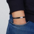 Miniatyrbillede 3 af 5: 6 stk./parti Justerbar Unisex Magnetisk Hæmatit Sten Armbånd til V