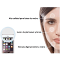 Miniatyrbilde 2 av 4: 1 stk. Hvit oppladbar selfie-klipsringblits smarttelefonring