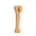 Miniatyrbillede 1 af 5: Holdbar knogle hund tyggelegetøj simulering knogler form kæledyr snack legetøj bid-resistent tygge træning 12cm gul