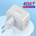 Pikkukuva 5 / 5: Type C -portin USB C -laturi Type C -portin pikalataus kaksois Type-c -lataus