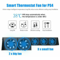 Miniatyrbillede 5 af 5: Bærbar computer køler automatisk temperatursensor Meget stille ventilator