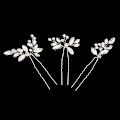 Miniatyrbillede 2 af 5: Bryllups Blomster Hårnåle Brudens Hårpynt Bryllups Hårstykker Bri