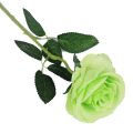 Miniatyrbilde 2 av 5: 10 stk kunstige roser silkeblomster falske blomstrende rose brudebuketter til bryllup (grønn)