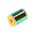 Miniatyrbillede 1 af 5: Fluebinding Flad Påfugle Lametta Spole Dobbeltsidet Farve Flad Lametta Metallisk Mylar Fluebindingsmaterialer Holdbar 1 mm 1mm