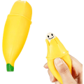Miniatyrbillede 1 af 5: Pop Out Banan Klemme Legetøj Squishy Squeeze Legetøj, Banan Squishy Fidget