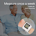 Miniatyrbillede 5 af 5: Automatisk LCD blodtryksmåler håndledssphygmomanometer til måling af puls