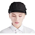 Miniatyrbilde 2 av 5: 1 STK Unisex Kokkehatt Elastisk Kokkelue Kjøkken Baking Matlaging Hatt for Menn Kvinner med Skygge - Svart