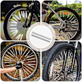 Miniatyrbillede 4 af 4: Cykelreflekser, 24 stk. cykelhjul eger reflekser, cykel reflekterende advarselsegerlys dækker til cykel（Sølv）
