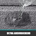 Miniatyrbillede 4 af 5: Vaskbart bademåtte, flokket, skridsikkert bademåtte