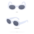 Pikkukuva 2 / 5: Goggles aurinkolasit naiset miehet retro ovaali aurinkolasit tytöt pojat aurinkolasit（Style1）
