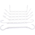Miniatyrbillede 2 af 5: Pakke med 10 magiske bøjler Garderobeskab Hanger Organizer Opbevaring til Cl