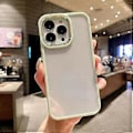 Miniatyrbild 2 av 4: Skyddsfodral Design för iPhone 13, Enkelt Akryl Skal Stötsäkert Skyddsskal Ultratunt Tunt Skal Matcha Grön