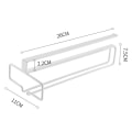 Pikkukuva 2 / 5: Ripustettava lasiteline, 2 kpl Ripustettava lasiteline Ripustettava lasiteline, 26*11cm (Valkoinen)