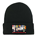 Miniatyrbillede 1 af 2: Naruto strikket hue Imprint Simple Trend Sort Hip-hop Curling Hat-2