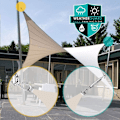 Miniatyrbild 2 av 5: Monteringssats för skuggskydd - rostfritt stål skuggskydd för triangul