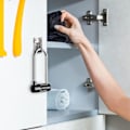 Miniatyrbild 4 av 4: 5-siffrig kombinationshänglås, 4,65 tum långt bygelåterställningsbart hänglås, förlängt gymhänglås vattentätt för skolan