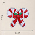 Miniatyrbillede 5 af 5: 16 stk. Julebroderi-patch Jule sy-patches Ferievarme