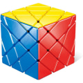 Miniatyrbilde 1 av 5: 4x4 Axis Magic Cube 4x4 Klistremerkeløs Axis Speed ??Cube 4x4x4 Fishe