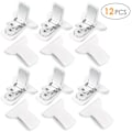 Miniatyrbillede 1 af 5: Polstrede dyneclips Duvet clips Hvide polstrede clips Tæppe Fas
