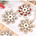 Miniatyrbillede 3 af 5: Ubehandlet DIY træ snefnug ornament træ snefnug hul