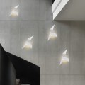 Miniatyrbillede 3 af 5: 1 stk. Moderne LED-væglampe i form af en flyvende fugl til soveværelse, stue