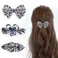 Pikkukuva 2 / 6: Naisten kristallitimantti vintage kukka perhonen design barrette klipsi hiusneula rusetti hiuskoristeet