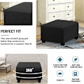 Miniatyrbillede 4 af 5: (sort) Stretch Slipcovers, Firkantede Spandex Stof Slipcovers til