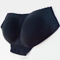Miniatyrbillede 3 af 3: Kvindernes Shapewear Hofteløft Åndbar Falsk Røv Fast Svampepude Balder Og Balder Stramme Bundbukser XL Sort