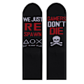 Miniatyrbillede 3 af 5: Im Gaming Socks Funny Gamer Gaver I Rørstrømper, 4 Par