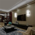 Miniatyrbilde 4 av 5: LED Akryl Vegglampe 12W Kald Hvit 6000K Opp Ned Lampe for Be