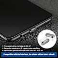 Miniatyrbilde 3 av 5: 4 stk. (grå) USB C støvpropp Type-C anti-støvdeksel kompatibel