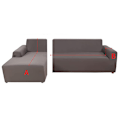 Miniatyrbillede 5 af 5: Sofaovertræk Elastisk Spandex Stretch Sofaovertræk til L-formet Sofa