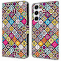 Miniatyrbild 1 av 5: Skal för Samsung Galaxy A16 5G/A16 4G TPU+PU Läder Flip Fodral Colorful Leather