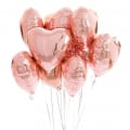 Miniatyrbilde 2 av 6: 10 stk 18 tommers hjerteformede ballonger rosa til bryllup forlovelse dekorasjon Valentinsdag bryllupsfest dekorasjon
