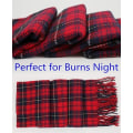 Miniatyrbillede 4 af 5: Tartan Plaid Tørklæder til Kvinder, Damer Mode Vinter Varmt