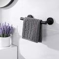 Miniatyrbilde 3 av 5: Veggmontert håndkleholder for baderom 40cm SUS304 rustfritt stål