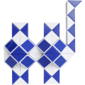 Pikkukuva 1 / 5: Magic Snake Cube -kierrepeli 72 osaa Aistipeli Sukka