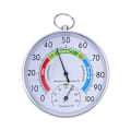 Miniatyrbillede 1 af 4: Hygrometer/termometer, høj præcision vægmonteret digital termo