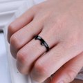 Miniatyrbilde 5 av 6: Kattering for jenter og kvinner, justerbar åpen ring i form av en kattunge L