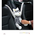 Pikkukuva 5 / 5: Pehmeä paperipyyhekotelo, söpö piirretty eläin paperipyyhe säilytyslaatikko, paperipyyhe tarjotin säiliö, sopii autoihin ja koteihin (lasit Husky)