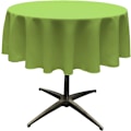 Miniatyrbillede 1 af 3: Rund Dug, Polyester, Frugtgrøn Engangs Solid Farve