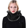 Miniatyrbilde 5 av 5: Kvinners Vinterlue Strikket Balaclava Skilue Plysjfor Cap Cov