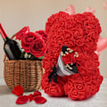 Miniatyrbild 2 av 6: Valentinsdagspresent, Rosbjörn, Evig Ros. Valentinsdagspresent, Födelsedagspresent, Svart