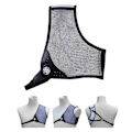 Miniatyrbillede 1 af 5: Bueskydning Brystbeskytter - Rh 3d Mesh Designet（L Hvid）