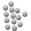 Miniatyrbilde 5 av 5: 100 stk fargerike mini LED-lys ballonger papirlykter lys individuelle trådløse blitskulelampe