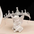 Pikkukuva 4 / 5: 2-osainen kruunutiara prinsessatytöille Kruunu Lasten syntymäpäivä Hai