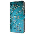 Miniatyrbild 4 av 5: Skal för Samsung Galaxy A16 5G/A16 4G TPU+PU Läder Flip Fodral Flower Branch
