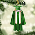 Miniatyrbillede 1 af 5: 2025 Dimissionspynt Ornament Dimissionskåbe Ornament Green