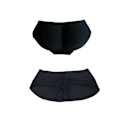 Miniatyrbild 5 av 5: Kvinnors rumpkuddar vadderade underkläder trosor knickers rumpa lyft förstärkare byxor shapewear（XL svart）