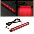 Pikkukuva 5 / 5: Universaali 12V 24 LED auton korkea asennus kolmas 3. jarruvalo takavalo punainen